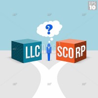 LLC or S-Corporation Options for a Small Business Owner with a road leading to both forms of incorporation.